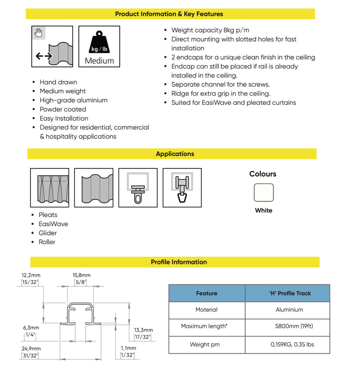 Recessed Ceiling Curtain Track